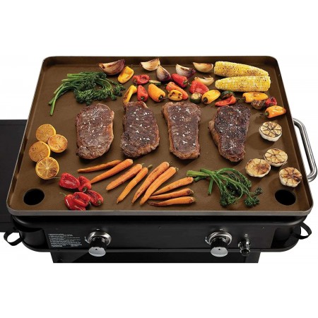 Mighty Rock Flat Top Professional Quality Propane CGG-0028 28" Two Burner Gas Griddle